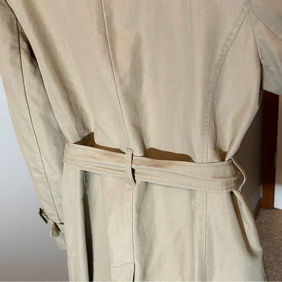 Ann Taylor LOFT Khaki Trench Coat - Picture 4 of 8